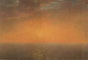 John Frederick Kensett, Sonnenuntergang am Meer